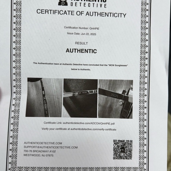 Vintage MCM Round Sunglasses MCM115SK Gold Black Frame 55mm Blue Mirror Interior - Picture 7 of 14